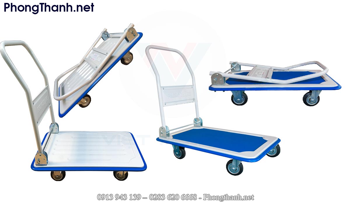 Xe đẩy hàng gấp gọn tiện lợi cho kho xưởng – Đặt online